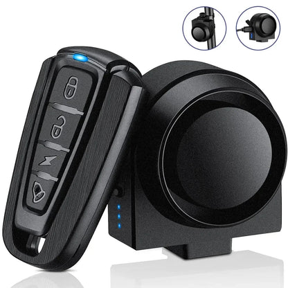Wireless Motorcycle Anti-Theft Alarm – USB Rechargeable Vibration Alarm | 115 dB