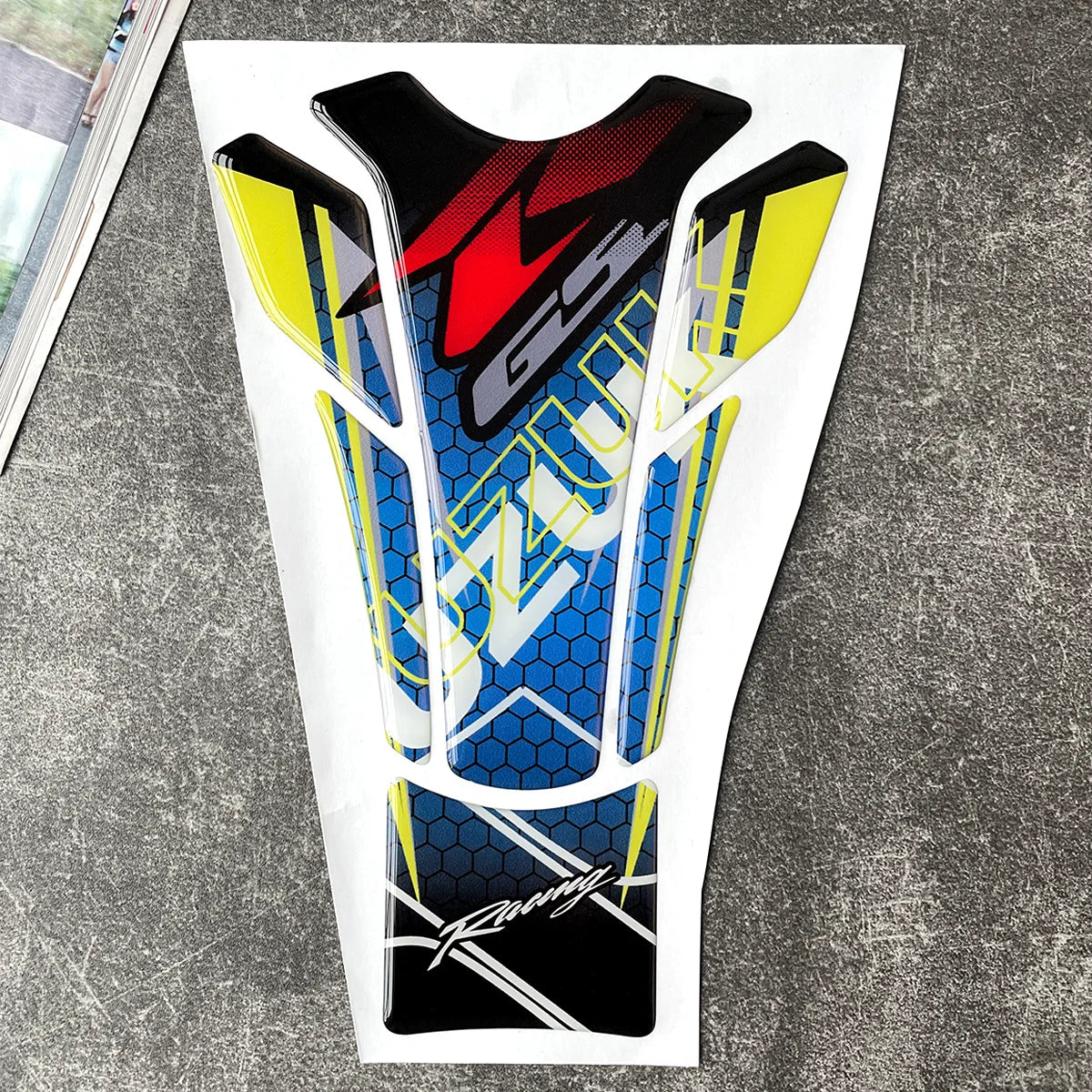 3D Resin Gel Motorcycle Fuel Tank Pad Protector – Sport Bike Decal