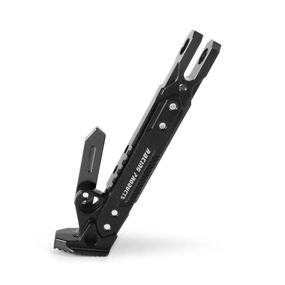 Adjustable CNC Aluminum Motorcycle Side Kickstand – Universal Parking Stand | 5 Colors