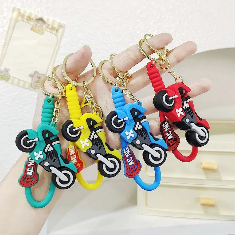 Motorcycle Metal Keychain