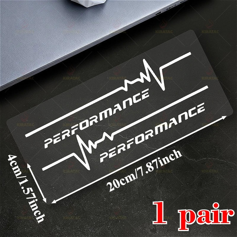 Heartbeat Vinyl Stickers – Waterproof Decals (2PCS)