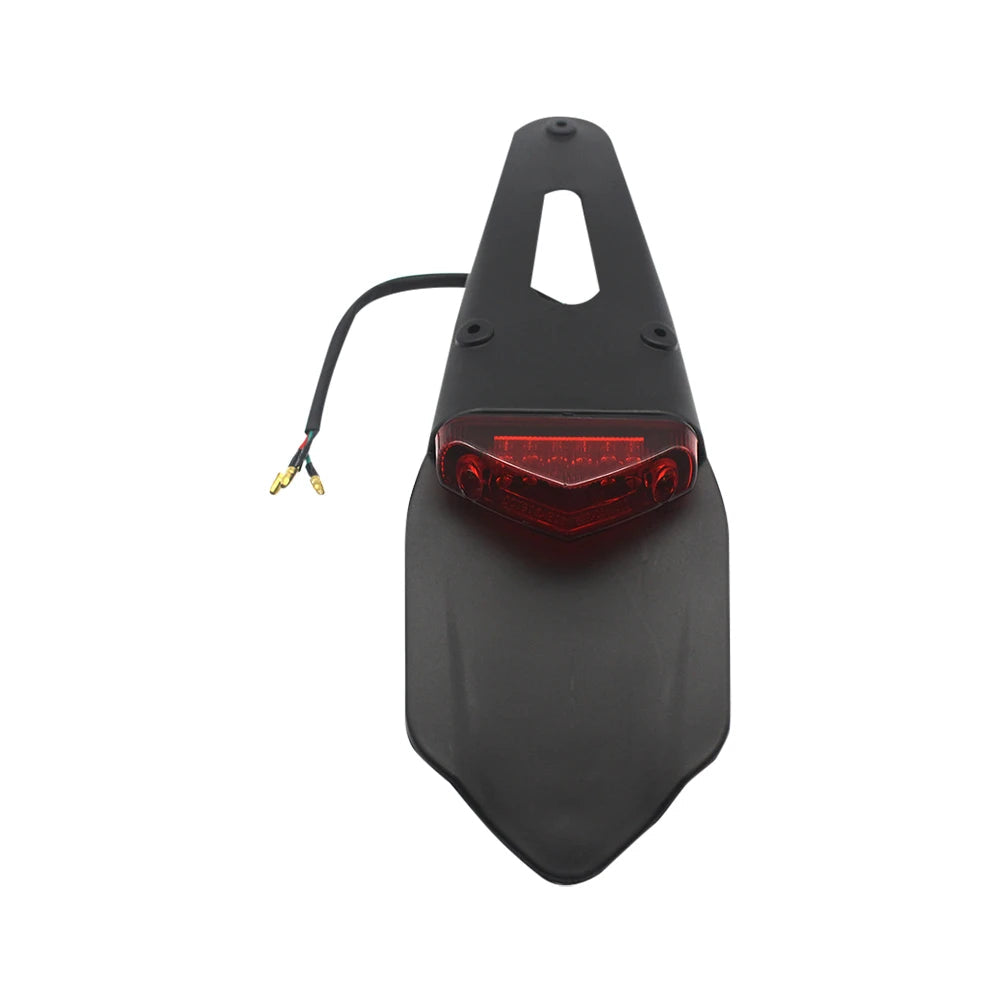 汎用12V LEDテールライト ブレーキランプ リアフェンダー＆ナンバープレートブラケット付き