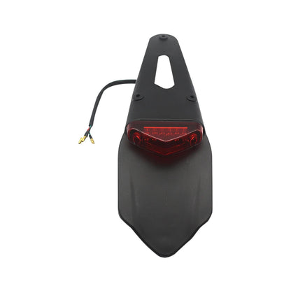 汎用12V LEDテールライト ブレーキランプ リアフェンダー＆ナンバープレートブラケット付き
