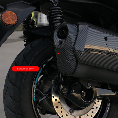 XMAX Exhaust Pipe Tail Cover – Carbon Fiber Pattern