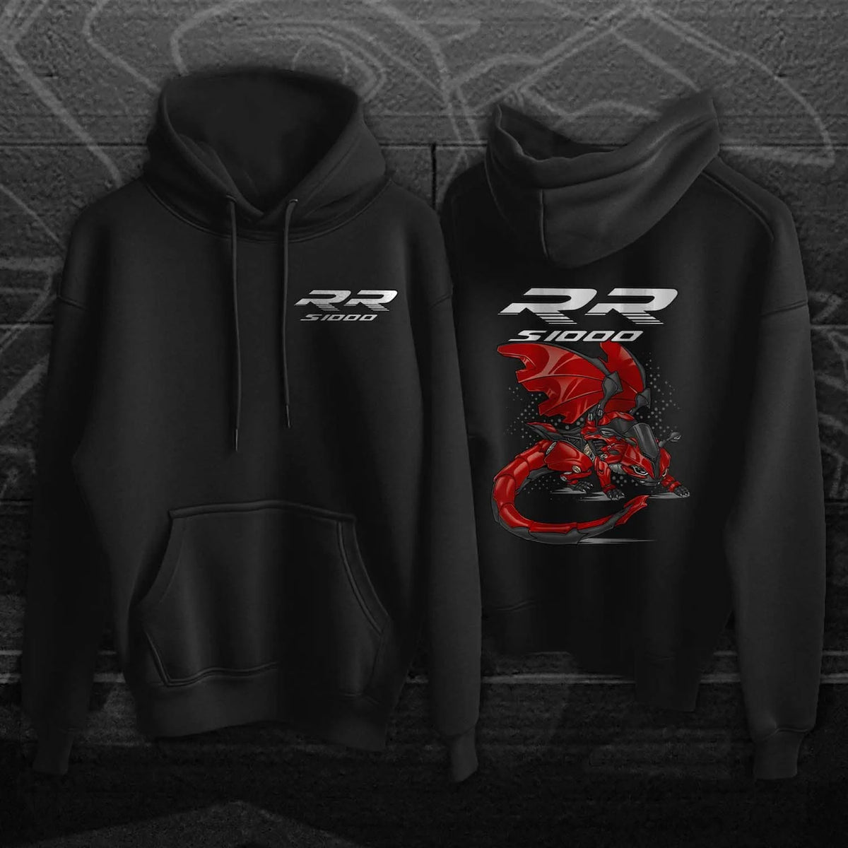 Motorcycle Graphic Pullover Hoodie – Moto Rider Streetwear