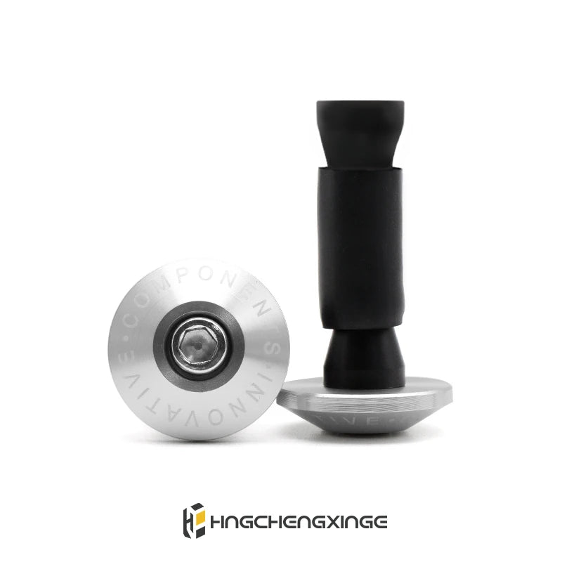 CNC Aluminum Handlebar End Plugs – Slim Profile 8 Colors Universal