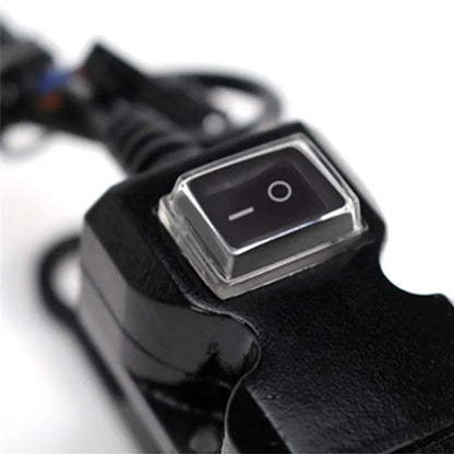 Dual USB Motorcycle Charger – Waterproof Handlebar & Mirror Mount, 12V-24V