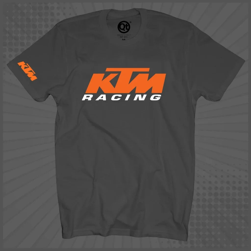 Camiseta de corrida de moto | 100% algodão | Gola redonda