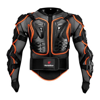 Full-Body Motorcycle Armor Jacket – Men's Riding Protection
