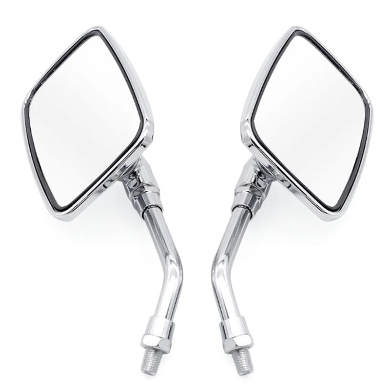 Specchietti retrovisori universali cromati – per moto e scooter