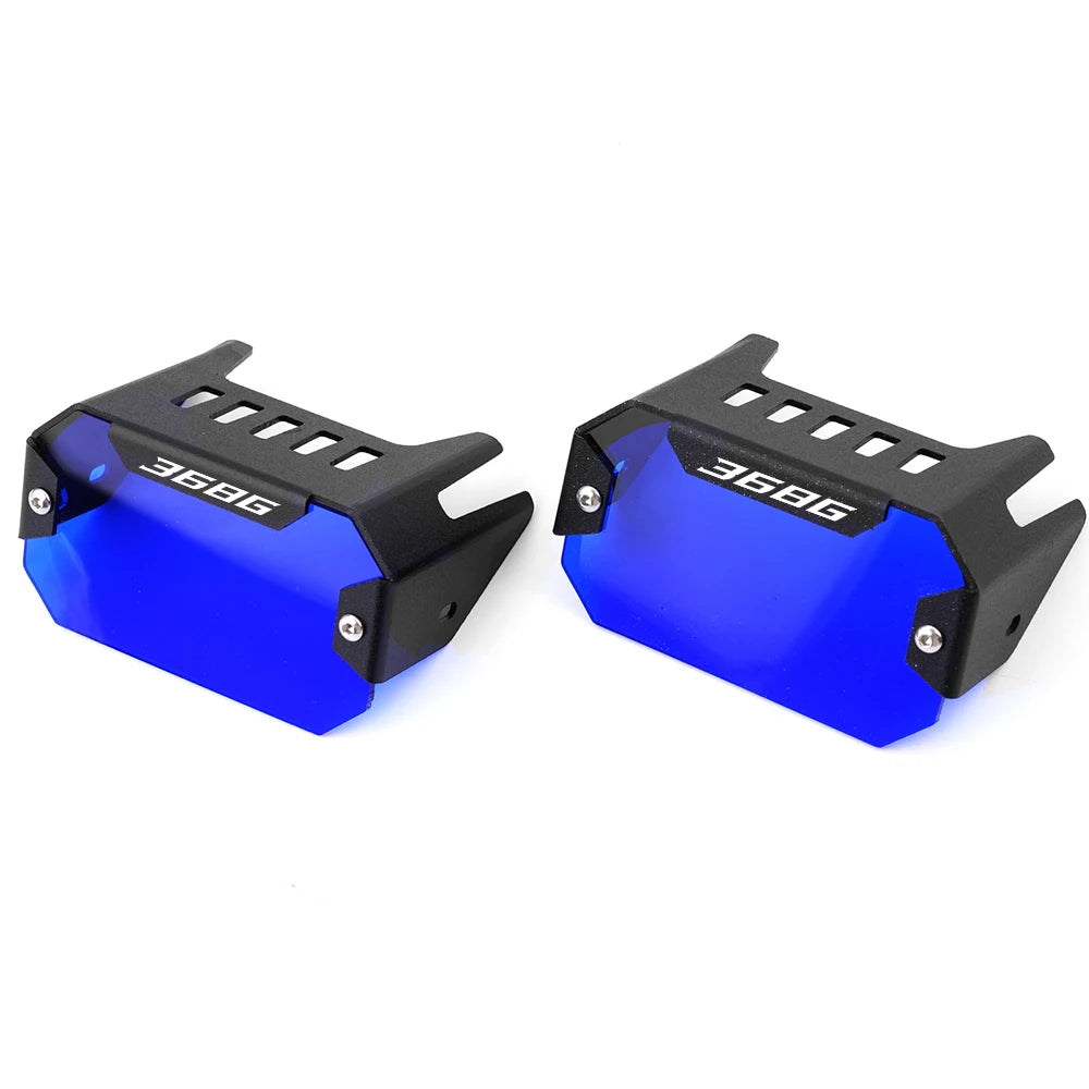 غطاء واقٍ لمصباح الضباب للدراجات النارية – واقٍ لكشاف LED من الألومنيوم المشغول بتقنية CNC | 368G 2024-2026