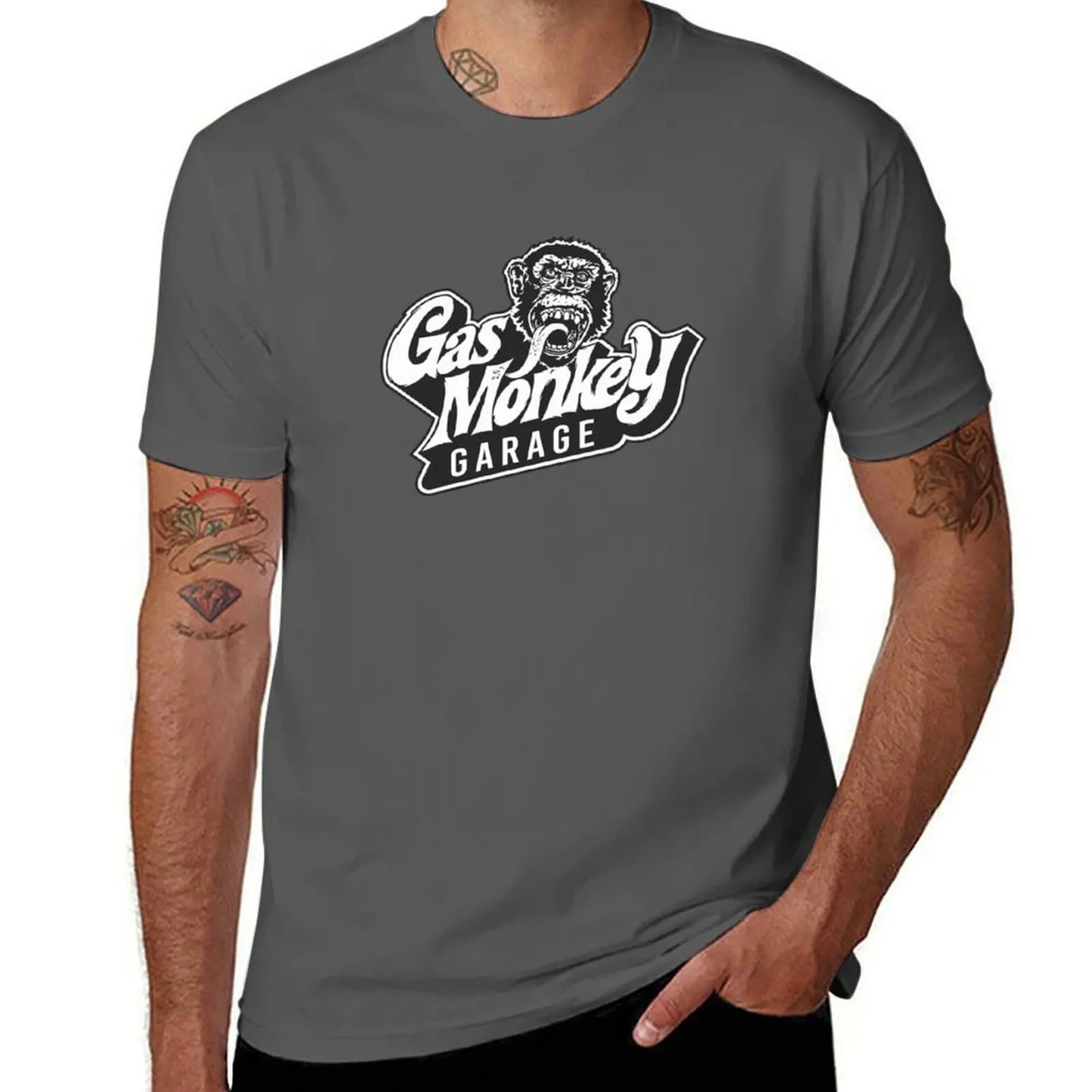 Garage Monkey Graphic T-Shirt – 100% Cotton Unisex Tee | 11 Colors