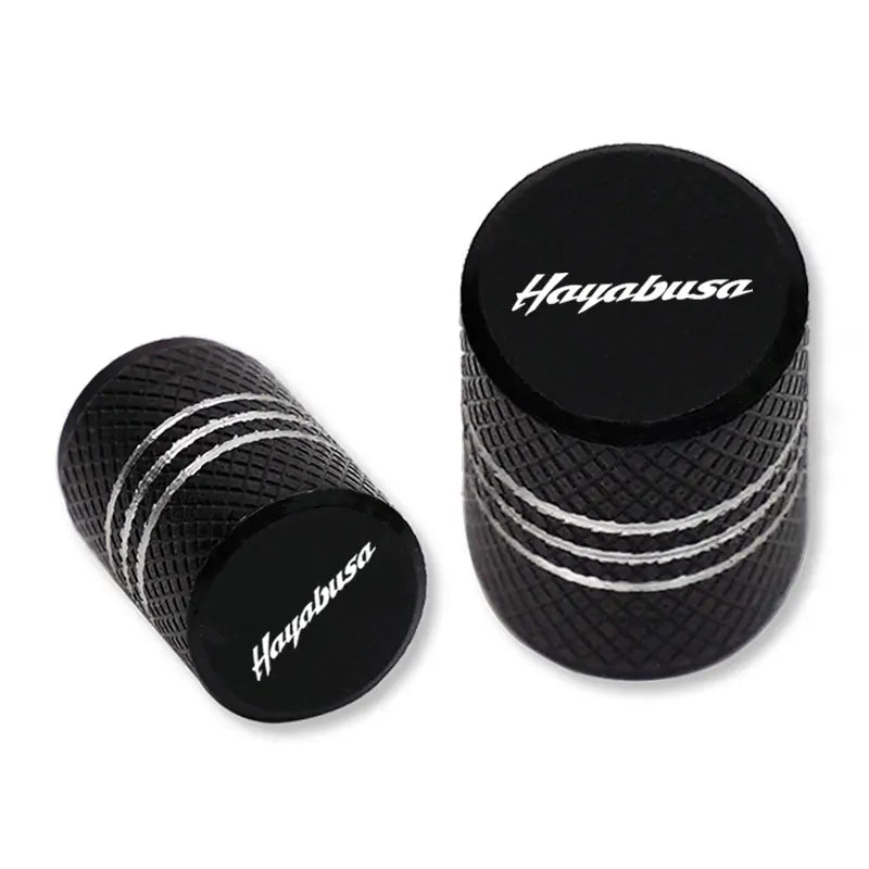 Motorcycle Tyre Valve Stem Caps – CNC Aluminium (Set of 2)