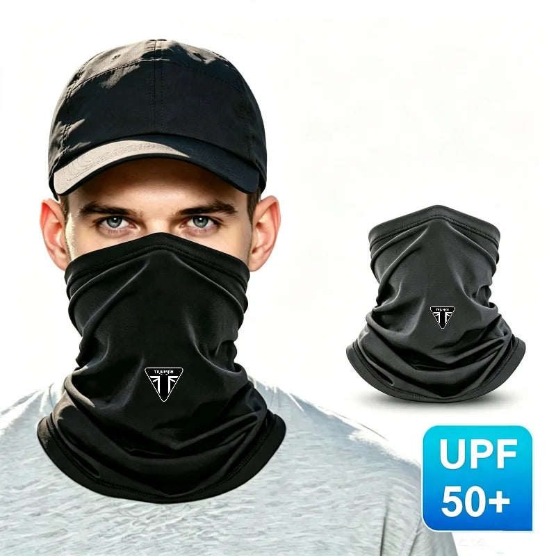 Ice Silk UV Protection Neck Gaiter – Breathable Riding & Outdoor Scarf