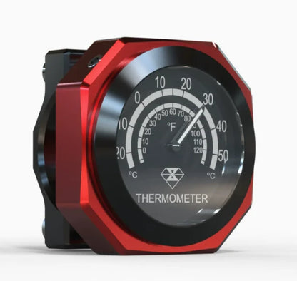 Motorcycle Handlebar Clock & Thermometer — IPX7 Waterproof Luminous