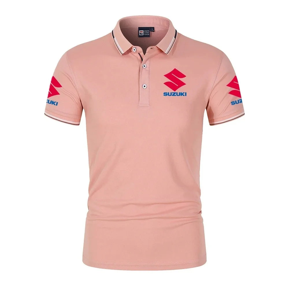 Racing Team Polo Shirt | Men's Oversized Moto Tee