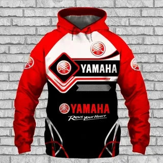 Motorcycle Off-Road Skull Print Hoodie | Men's & Women's Moto Sweatshirt