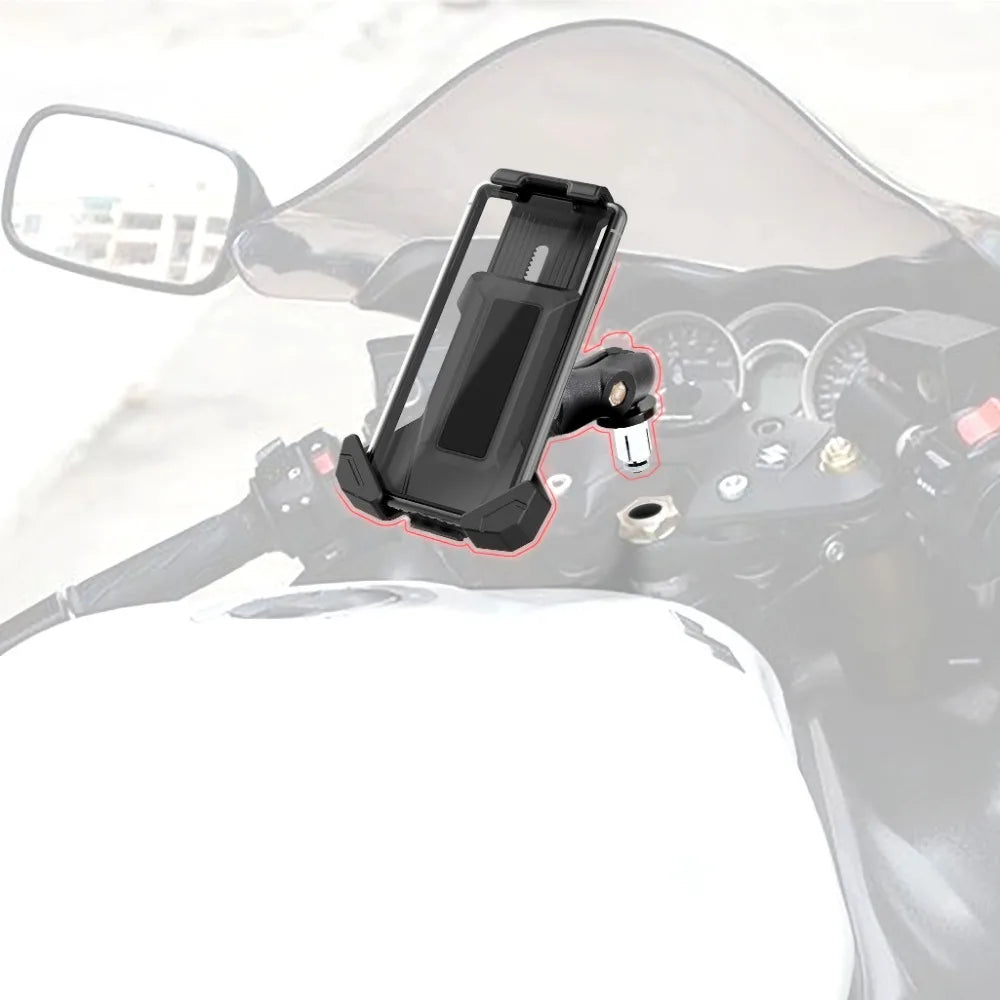 Motorcycle Phone & GPS Mount – Triple Tree Stem Yoke Bracket
