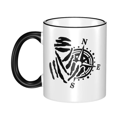 ダカールラリーコーヒーマグ – オフィス用モータースポーツティーカップ