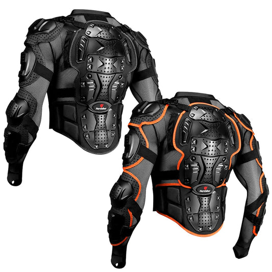Full-Body Motorcycle Armor Jacket – Men's Riding Protection