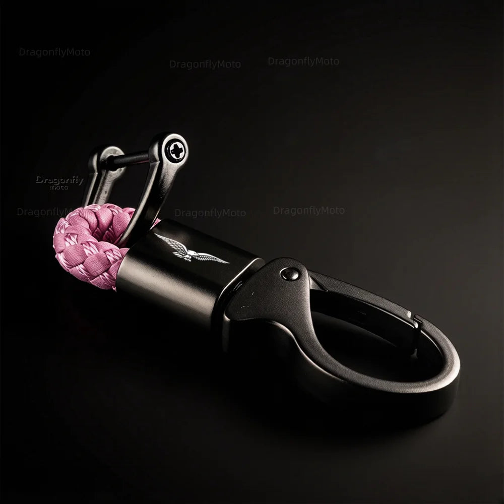 Motorcycle Zinc Alloy Keychain – Metal Key Ring Holder for Riders