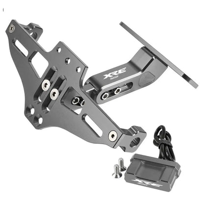 Adjustable License Plate Holder – Aluminum Motorcycle Frame Bracket
