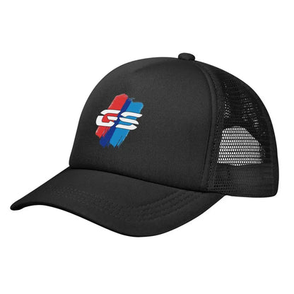 Motorcycle Trucker Hat — Breathable Mesh Baseball Cap, 10 Styles
