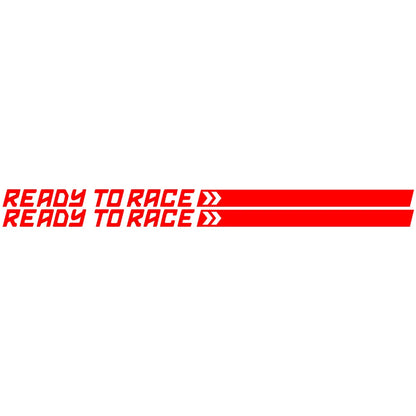 Ready to Race Motorcycle Decal Sticker – 22cm | 4 Colors