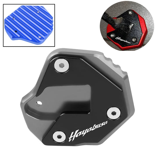 Motorcycle Kickstand Side Stand Extension Plate – CNC Aluminum Pad