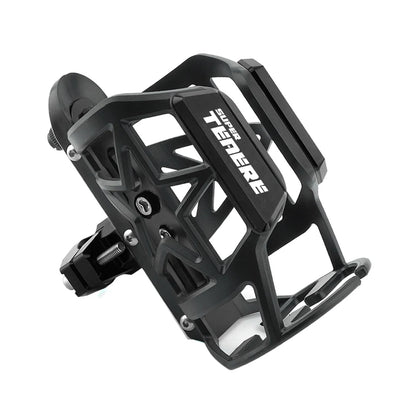 CNC Aluminum Motorcycle Water Bottle Cage – Handlebar Cup Holder | 7 Colors