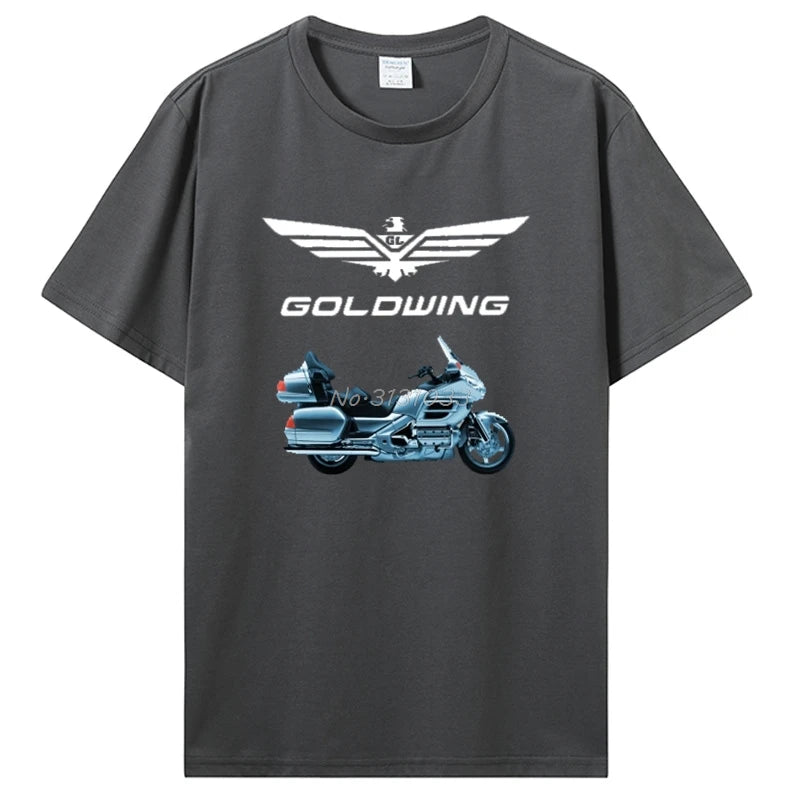 Motorcycle Graphic T-Shirt – Cotton Casual Rider Tee