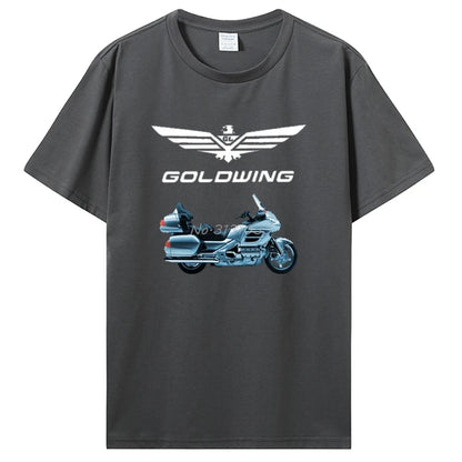Motorcycle Graphic T-Shirt – Cotton Casual Rider Tee