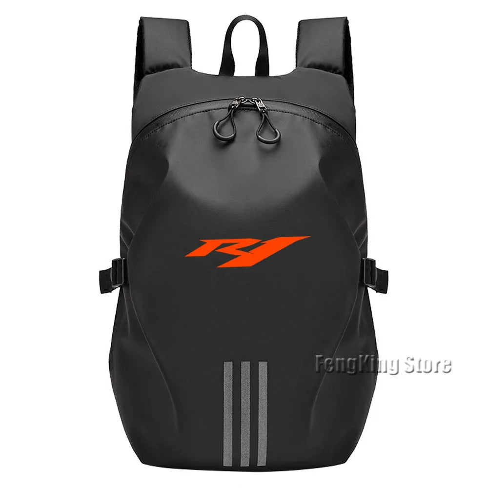 Motorcycle Helmet Backpack – Waterproof Large Capacity Rider Travel Bag