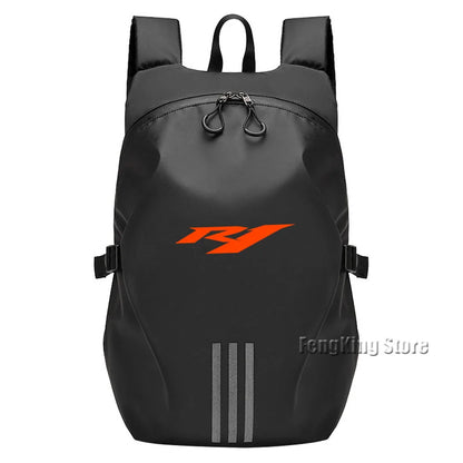Motorcycle Helmet Backpack – Waterproof Large Capacity Rider Travel Bag