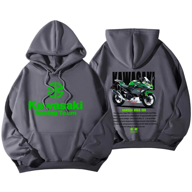 Ninja 400 Racing Team Hoodie – Motorcycle Print Sweatshirt