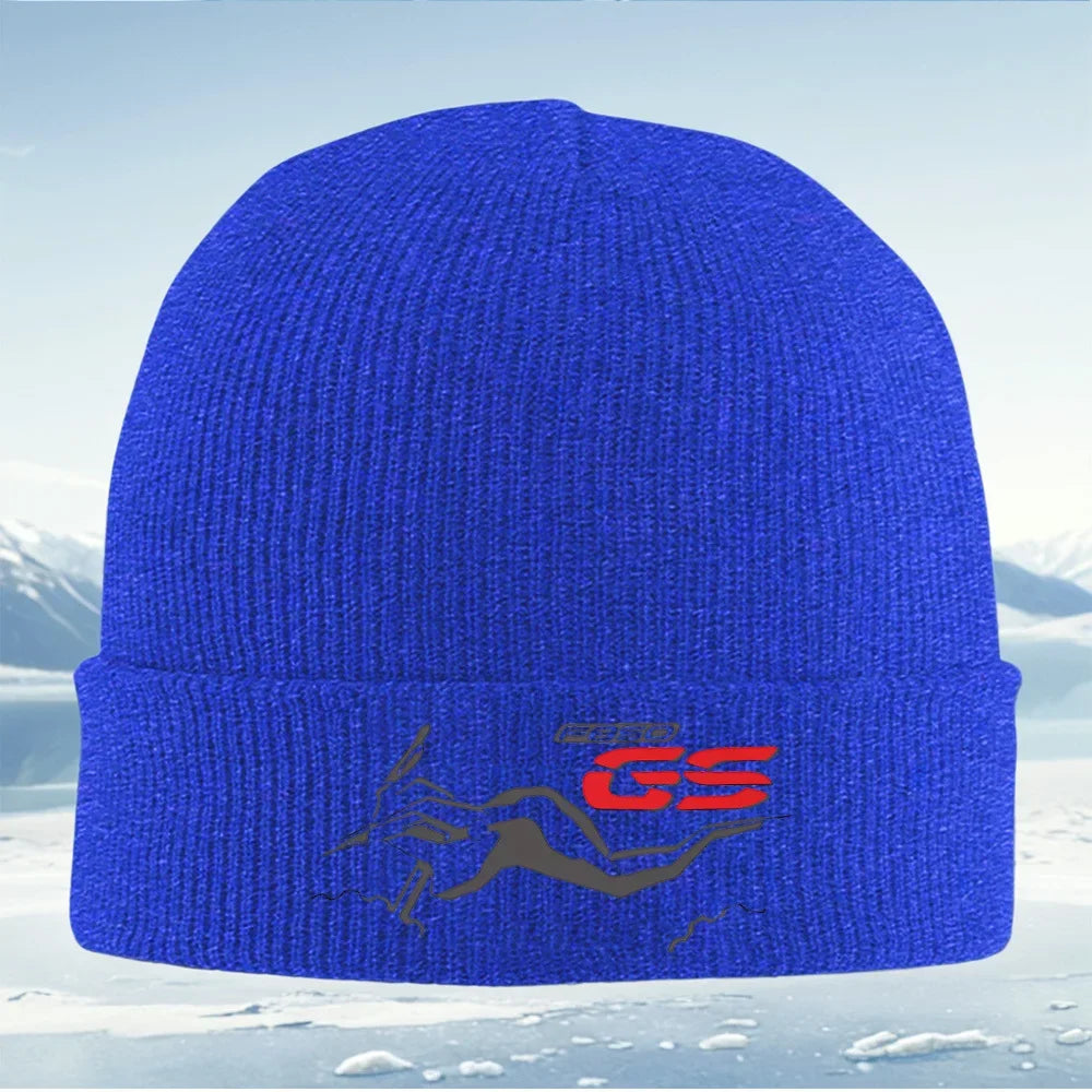 GS Motorcycle Knit Beanie – Warm Winter Hat Unisex