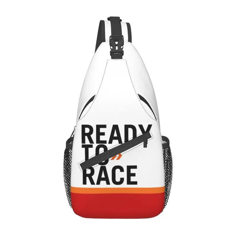 Sportliche Racing-Sling-Crossbody-Brusttasche – Schultertasche für Motorradfahrer