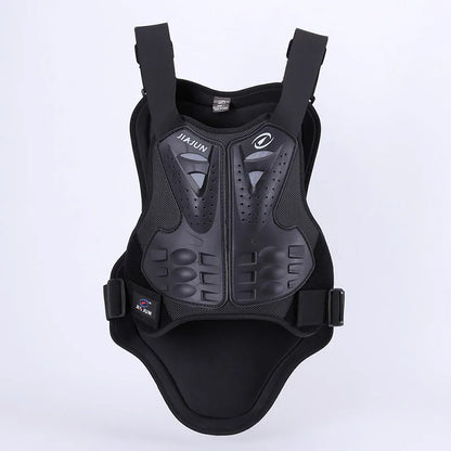 เสื้อกั๊กป้องกันหลังและหน้าอก – เกราะป้องกันสำหรับโมโตครอสและ ATV พร้อมแถบสะท้อนแสง