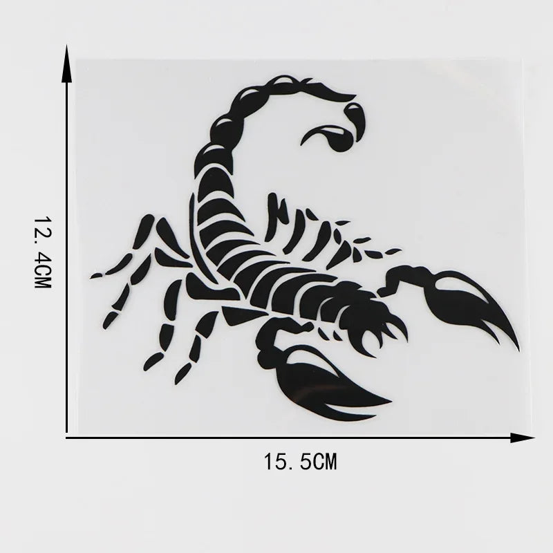 Scorpion Motorcycle & Car Vinyl Sticker – Waterproof Decal