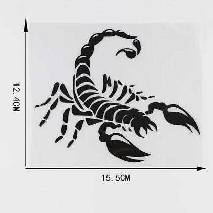 Scorpion Motorcycle & Car Vinyl Sticker – Waterproof Decal
