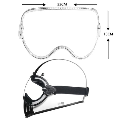 Retro Motorcycle Helmet Goggles – Bubble Lens All-Season