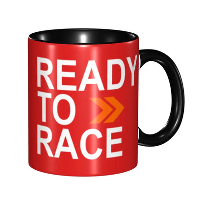 Racing Motorcycle Ceramic Coffee Mug – Biker Gift 330ml
