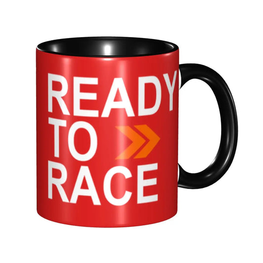 Racing Motorcycle Ceramic Coffee Mug – Biker Gift 330ml