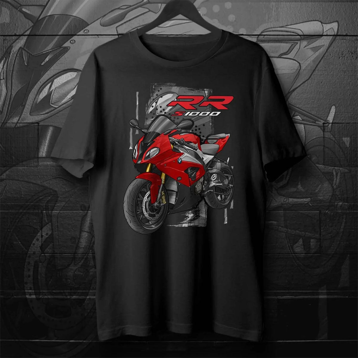 レトロ バイクグラフィック Tシャツ 綿100% 半袖 – メンズ ストリートウェア
