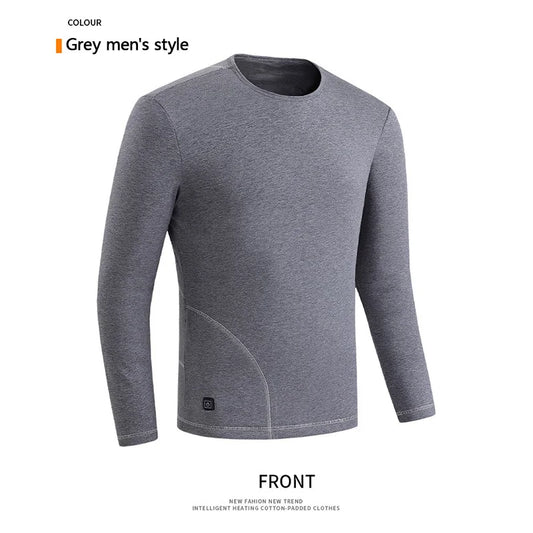 USB Heated Thermal Base Layer Top – Electric Heating Underwear for Men & Women