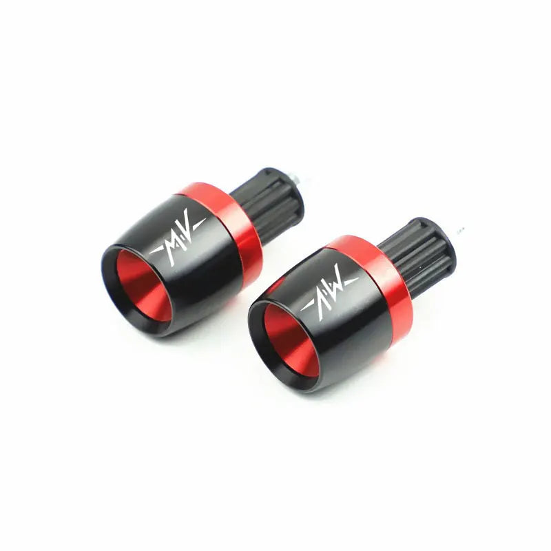 Motorcycle Handlebar End Caps – Anodized Aluminum Pair