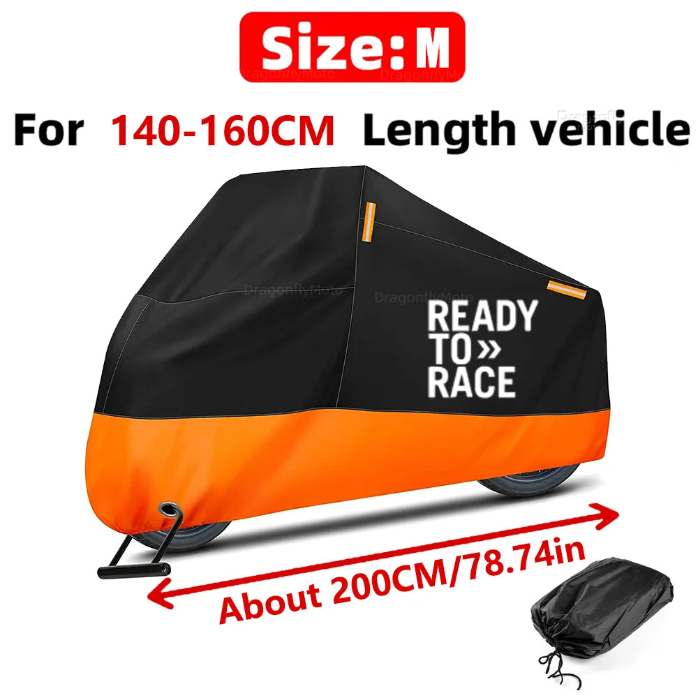 Waterproof Motorcycle Cover 210D – UV & Rain Protection
