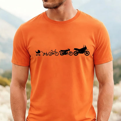 Motorcycle Motocross Graphic T-Shirt – Retro Short Sleeve Tee