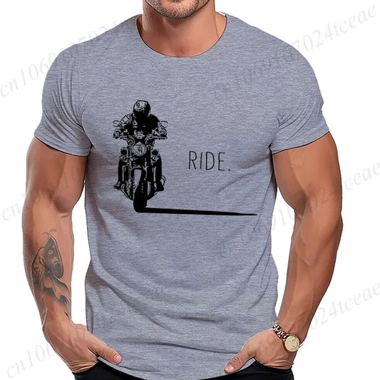 Men's Motorcycle Graphic T-Shirt | Minimalist RIDE. Biker Tee