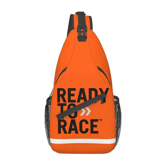 Racing Sport Sling Crossbody Chest Bag – Motorcycle Rider Shoulder Pack